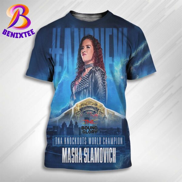 Masha Slamovich And New TNA Knockouts World Champion TNA Bound For Glory 2024 All Over Print Shirt