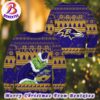 Baltimore Ravens NFL Special Grinchs Hand Football 2024 Gift For Family Ugly Christmas Sweater