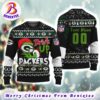 NFL Green Bay Packers Football Grinch Xmas Pattern Knitted Ugly Christmas Sweater