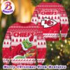 Kansas City Chiefs NFL Special Grinchs Hand Football 2024 Gift For Family Ugly Christmas Sweater