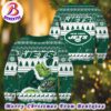 New York Jets NFL Special Grinchs Hand Football 2024 Gift For Family Ugly Christmas Sweater