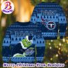 NFL Tennessee Titans Football Custom Name Grinch Drink Up 2024 Gift For Holiday Ugly Christmas Sweater