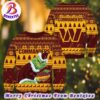 Washington Commanders NFL Special Grinchs Hand Football Xmas Holiday Ugly Christmas Sweater