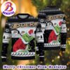 NHL Boston Bruins Funny Grinch Football 2024 Xmas Pattern Knitted Ugly Christmas Sweater