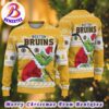 NHL Buffalo Sabres Funny Grinch Football 2024 Xmas Pattern Knitted Ugly Christmas Sweater