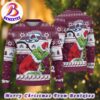 NHL Columbus Blue Jackets Funny Grinch Football 2024 Xmas Pattern Knitted Ugly Christmas Sweater