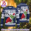 NHL Colorado Avalanche Funny Grinch Football 2024 Xmas Pattern Knitted Ugly Christmas Sweater