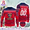 NHL Florida Panthers Custom Name 2024 Gift For Men And Women Ugly Christmas Sweater