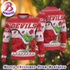 NHL New York Islanders Funny Grinch Football 2024 Xmas Pattern Knitted Ugly Christmas Sweater