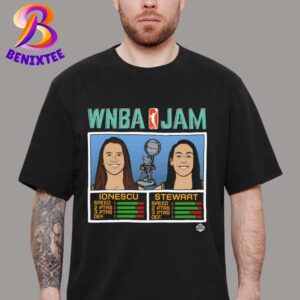 New York Liberty Breanna Stewart And Sabrina Ionescu Homage 2024 WNBA Champions Jam Unisex T-Shirt