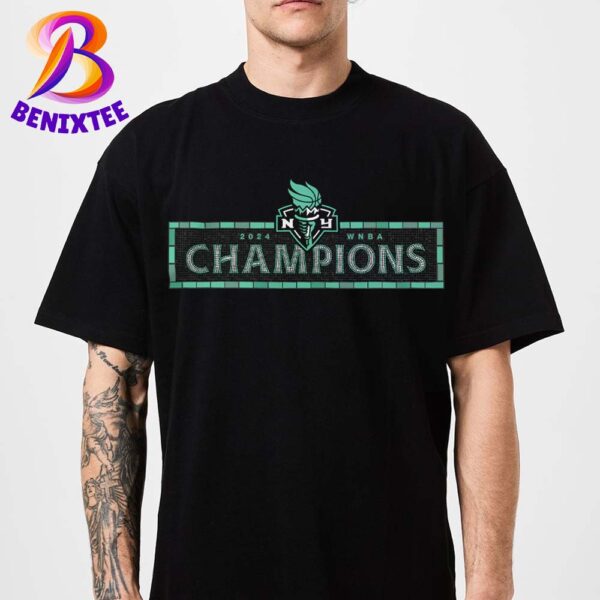 New York Liberty Stadium Essentials 2024 WNBA Finals Champions Subway Tile Classic T-Shirt