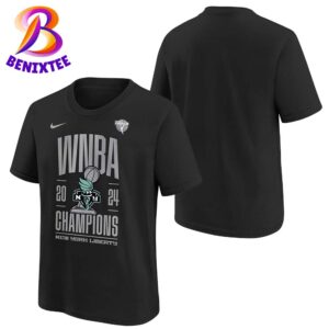 New York Liberty x Nike 2024 WNBA Finals Champions Locker Room Black Unisex T-Shirt