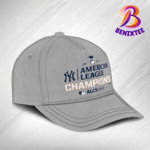 New York Yankees 2024 American League Champions Locker Room Clinched MLB World Series 2024 Classic Cap Snapback Hat