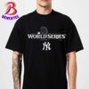 New York Yankees Custom Name And Number 2024 American League Champions MLB World Series T-Shirt