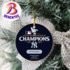 Los Angeles Dodgers National League Champions 2024 MLB World Series Featured Player Yoshinobu Yamamoto Shohei Ohtain And Tommy Edman Ornament