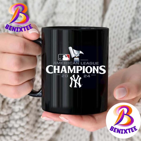 New York Yankees MLB 2024 American League Champions Coffee Ceramic Mug