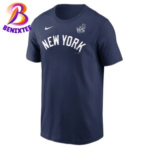 New York Yankees Nike Wordmark MLB 2024 World Series Premium T-Shirt