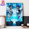 MLB World Series 2024 On October 25 Game 1 Matchup New York Yankees Vs Los Angeles Dodgers Home Decor Poster Canvas