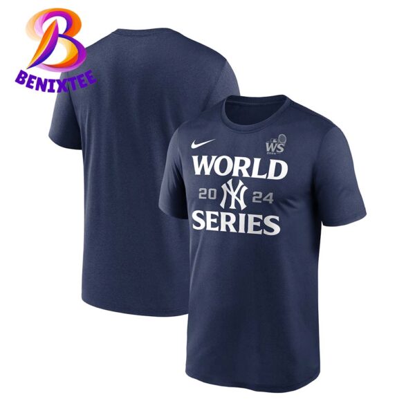 New York Yankees X Nike MLB WS 2024 World Series Authentic Collection Legend Classic T-Shirt