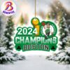 NBA The Finals 2024 NBA Champions Boston Celtics Holiday Christmas Decorations Ornament