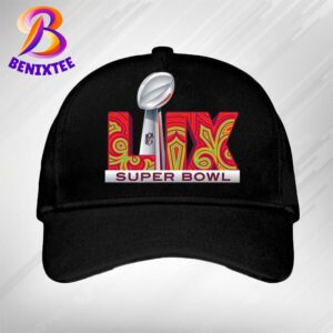 Official Logo NFL Super Bowl LIX 2025 At Caesars Superdome In New Orleans Louisiana Classic Cap Snapback Hat