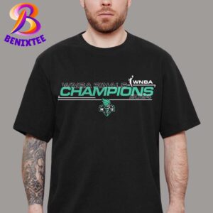 Official Logo New York Liberty 2024 WNBA Finals Champions Unisex T-Shirt