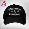 2024 MLB World Series Champions 8x Time Los Angeles Dodgers Black Cap Snapback Classic Cap