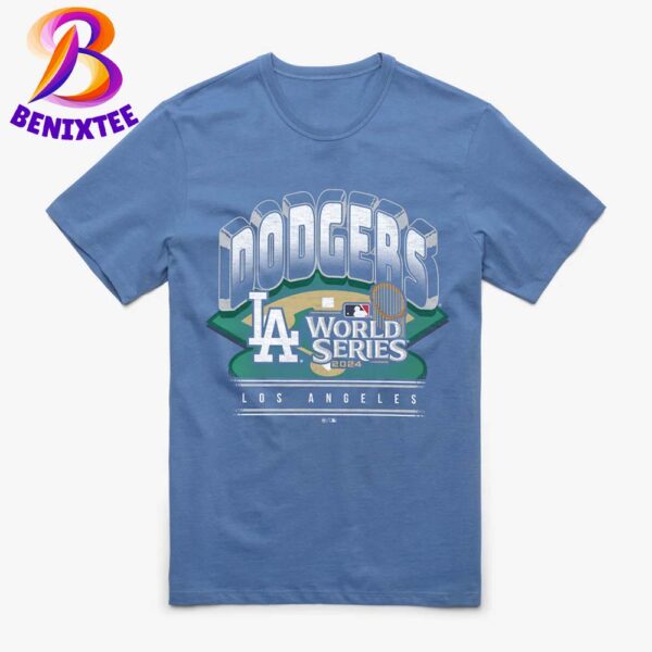 Official Los Angeles Dodgers MLB 2024 World Series Blue Unisex T-Shirt