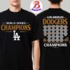 Official Logo Los Angeles Dodgers 2024 MLB World Series Champions Premium T-Shirt