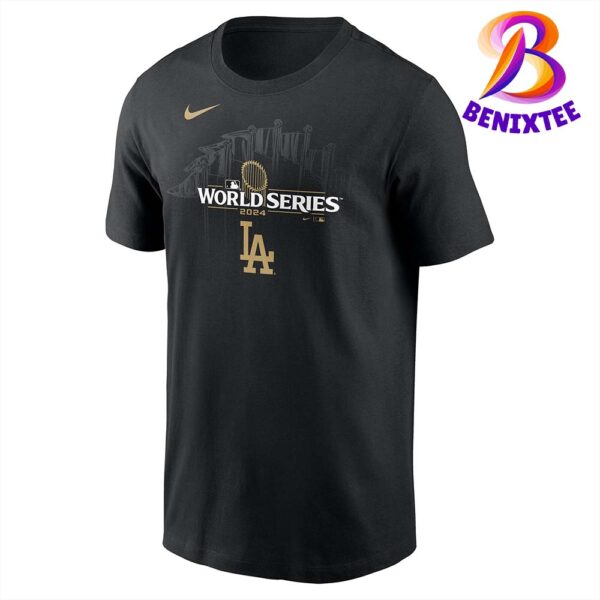 Official Los Angeles Dodgers Nike 2024 MLB World Series Trophy Unisex T-Shirt