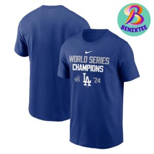 Official Los Angeles Dodgers x Nike 2024 World Series Champions Premium T-Shirt