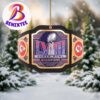 Kansas City Chiefs Super Bowl LVIII Football Champions 2024 NFL Christmas Tree Decorations Ceramic Ornament