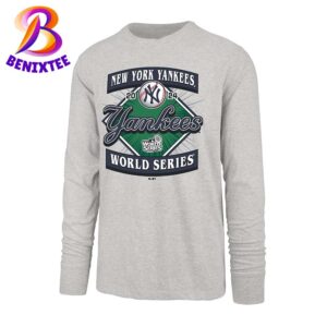 Official New York Yankees Clinched MLB World Series 2024 World Series Franklin Long Sleeve T-Shirt