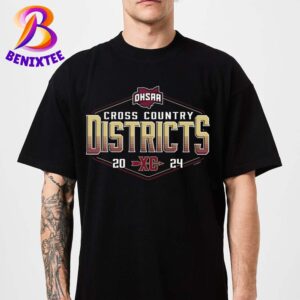 Official OHSAA Cross Country District Championships 2024 Unisex T-Shirt