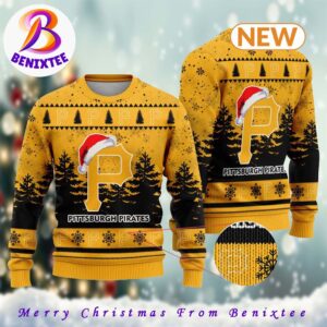 Pittsburgh Pirates MLB 2024 Xmas Pattern Knitted Ugly Christmas Sweater