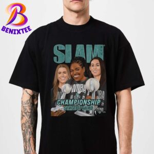 SLAM 253 Cover New York Liberty Championship State Of Mind 2024 WNBA Finals With Player Sabrina Ionescu Jonquel Jones And Breanna Stewart T-Shirt