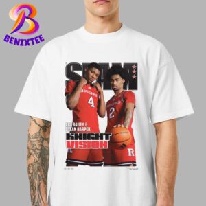 SLAM 253 Cover Tee Ace Bailey And Dylan Harper From Rutgers Scarlet Knights Knight Vision Classic T-Shirt