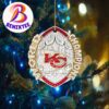 Kansas City Chiefs Super Bowl LVIII Football Champions 2024 NFL Christmas Tree Decorations Ceramic Ornament