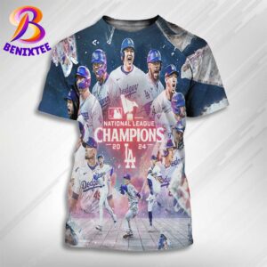 The Los Angeles Dodgers Are The 2024 National League MLB World Series All Over Print Shirt