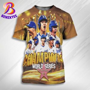 The Los Angeles Dodgers Are World Series Champions For The 8th Time In Franchise History All Over Print Shirt