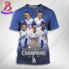 Mookie Betts Ring For 3x World Series With 2024 World Series MLB Champions All Over Print Shirt