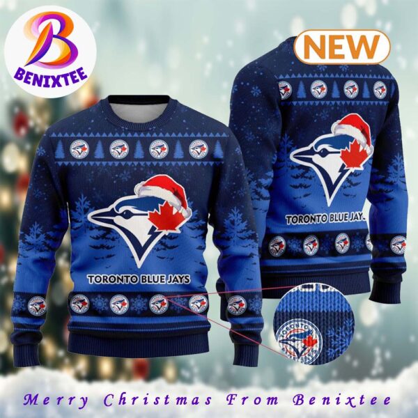 Toronto Blue Jays MLB 2024 Gift For Holiday Ugly Christmas Sweater