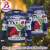 Vancouver Canucks NHL Funny Grinch Football 2024 Xmas Pattern Knitted Ugly Christmas Sweater