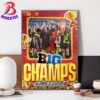 Congrats USC Trojans Women’s Soccer Are Your 2024 Big Ten Conference Champions Home Decor Poster Canvas