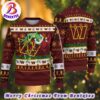 NFL Washington Commanders Football Grinch Xmas Pattern Knitted Ugly Christmas Sweater