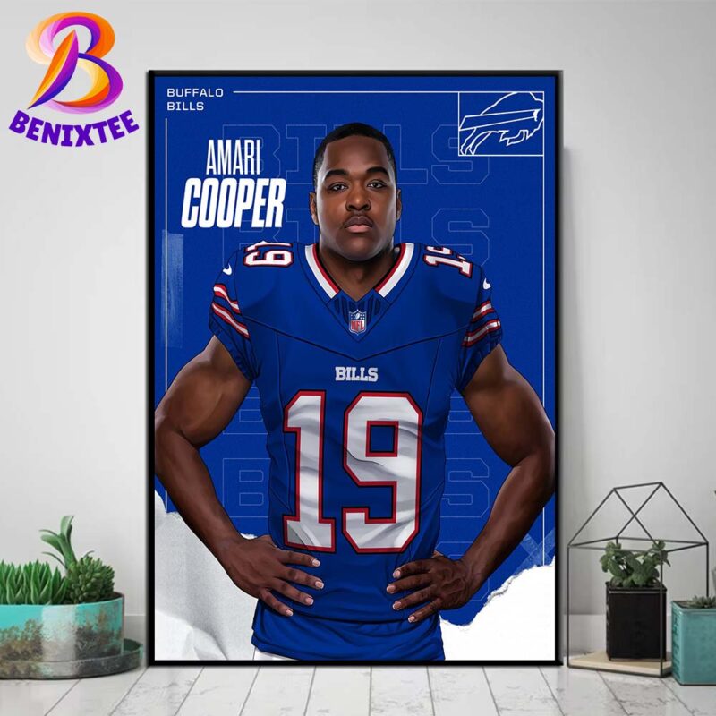 Welcome Amari Cooper To Buffalo Bills NFL Home Decor Poster Canvas