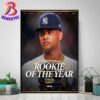 Congrats Luis Gil Team New York Yankees 2024 American League Rookie Of The Year Poster Canvas For Home Decor