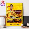 Joey Logano Is A Three-Time 2024 NASCAR Cup Series Champion Poster Canvas For Home Decor