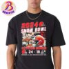 Jim Harbaugh Team Baltimore Ravens Vs John Harbaugh Team Los Angeles Chargers NFL On November 25th On ESPN ABC T-Shirt