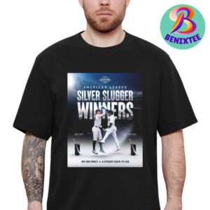 Aaron Judge And Juan Soto Team New York Yankees Winning The 2024 AL Offensive Team Of The Year Silver Slugger Award T-Shirt